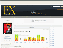 Tablet Screenshot of fxtradermagazine.com